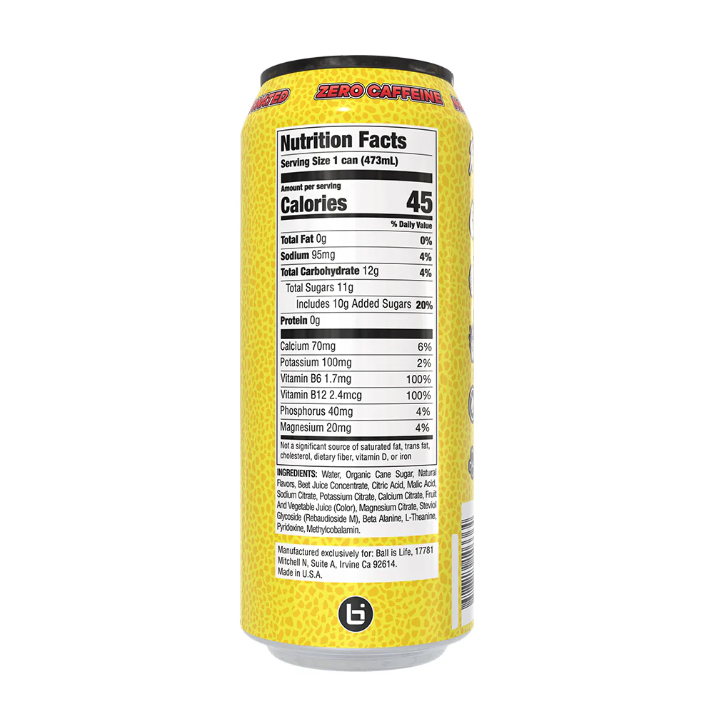 Ballislife Hydration Sports Drink (12-Pack) in Raspberry Lemonade - Image 3