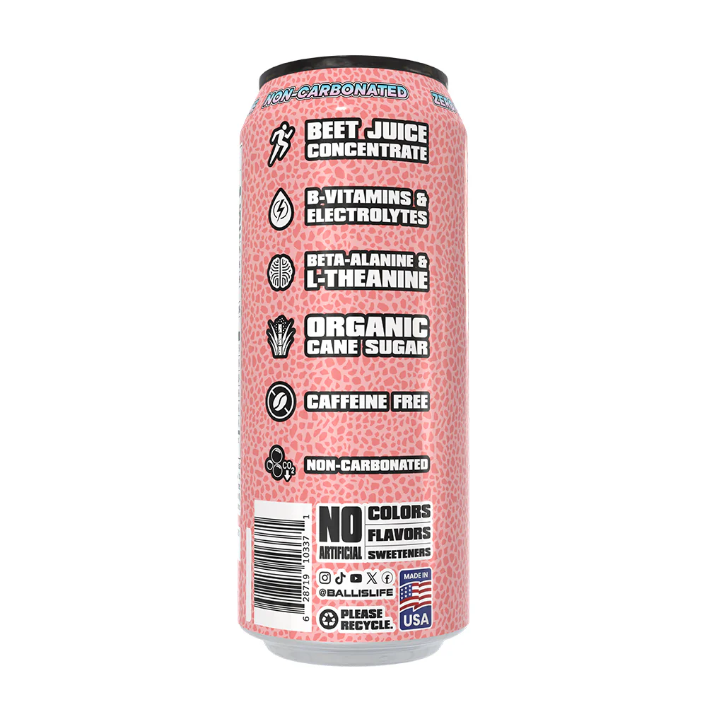Ballislife Hydration Sports Drink (12-Pack) in White Peach Iced Tea - Image 5