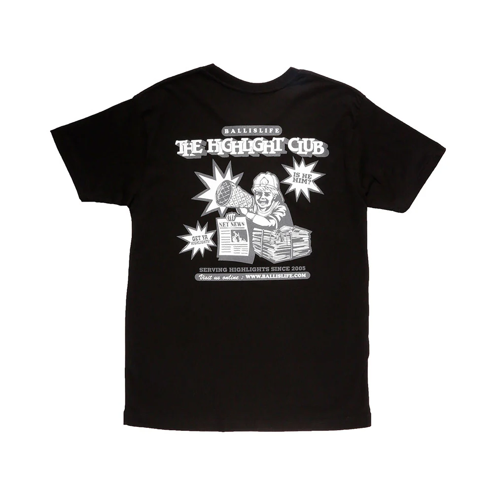 Paperboy Tee in Black - Image 2